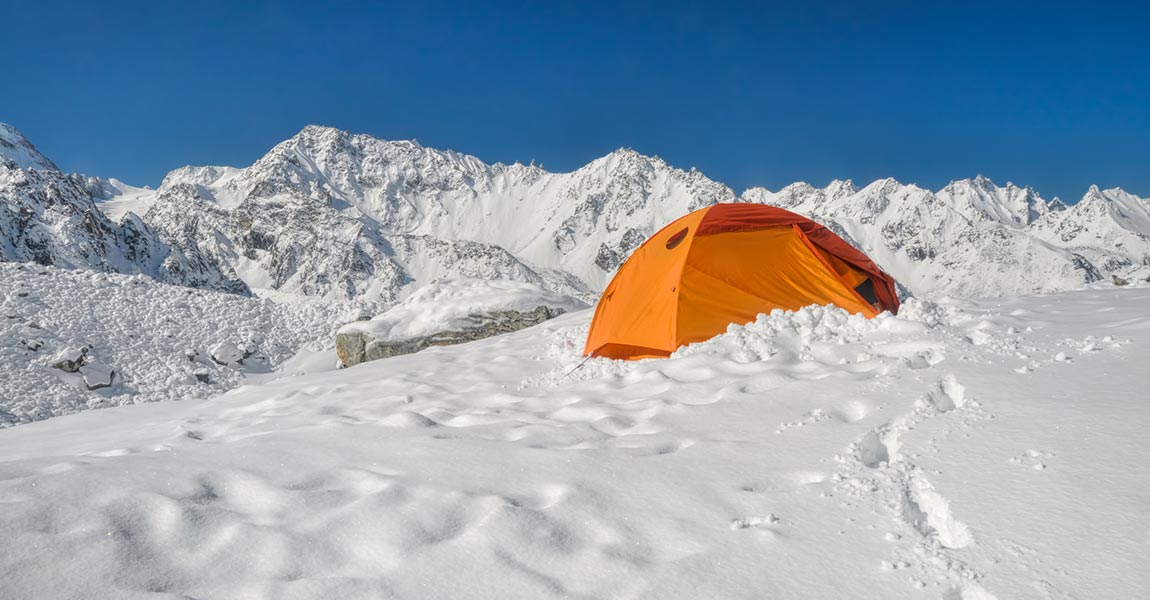 tented camp at kanchenjunga
