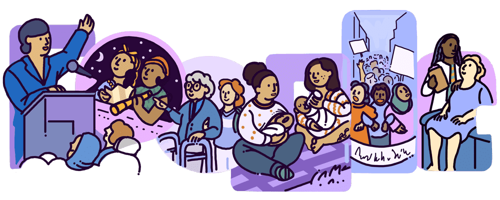 Google doodle for international women's day 2023